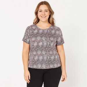 Nicola 𝅺Snakeskin Print Top Size L
